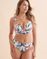 Hawaiian Terrace Vera Plunge Bikini Top