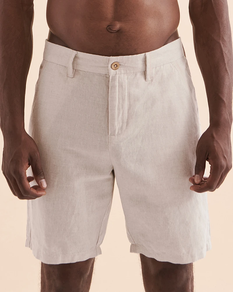 Linen Bermuda Shorts