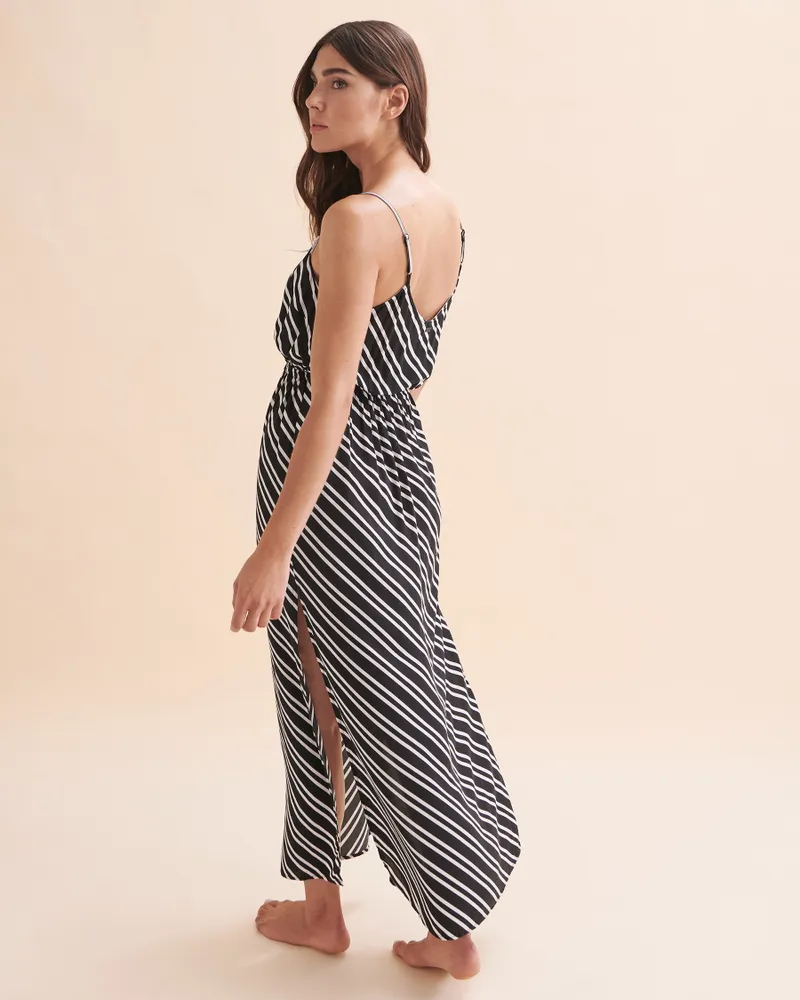 Stripes Maxi Dress