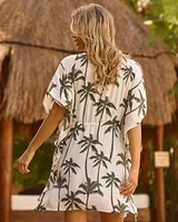 Caftan à détails en crochet
