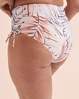 Desert Palm Side Tie High Waist Bikini Bottom