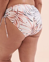 Desert Palm Side Tie High Waist Bikini Bottom