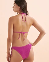 Sorbet Kali Textured Triangle Bikini Top