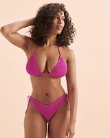 Haut de bikini triangle bonnet D texturé Kali Sorbet