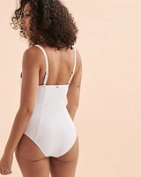 Premium Surf D Cup Square Neck One-piece Swimsuit