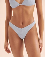 Bas de bikini cheeky coupe échancrée Rib Roxy Love