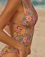 All About Sol Plunge One-piece Swimsuit