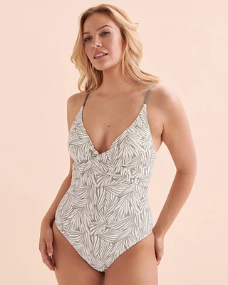 Biomes Dorothy V-neck Crossed One-piece Swimsuit