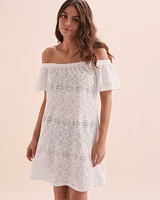 Robe courte Boho Beauty Eyelet