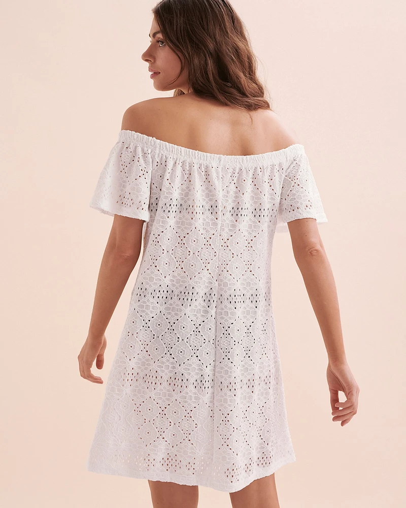 Robe courte Boho Beauty Eyelet