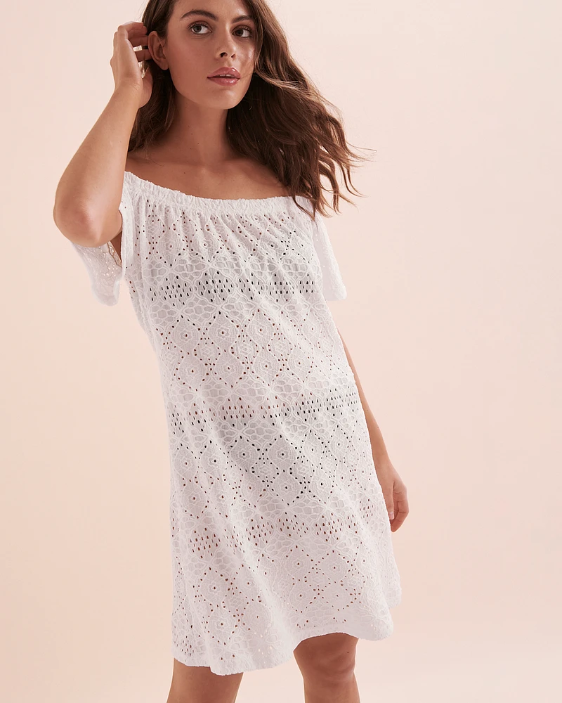 Robe courte Boho Beauty Eyelet