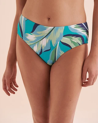 Bas de bikini aux hanches Judy Jungle Foliage