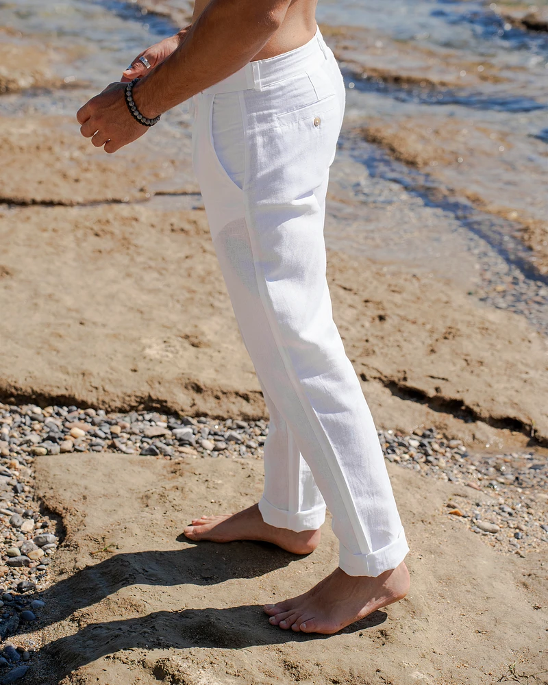 Linen Blend Pants