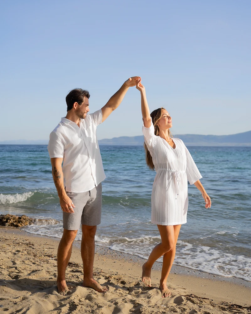 Long Sleeve Crochet Tunic