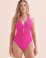 Pucker Up Plunge One-piece Swimsuit