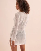 Mallorca Crochet Long Sleeve Tunic