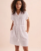 Paradise Button-Up Cover-Up