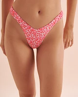 Bas de bikini tanga Lovebug Retro