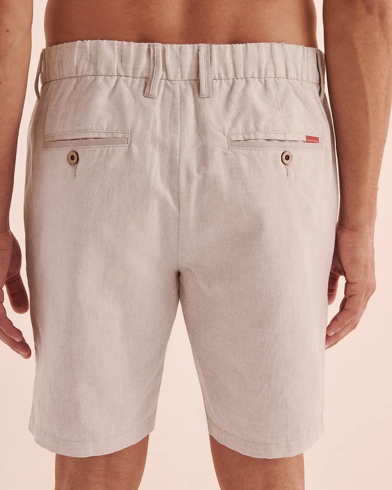 Linen Bermuda Shorts