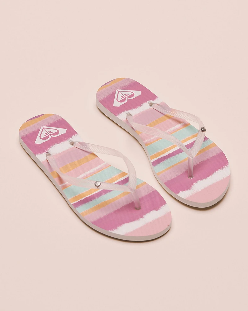 Bermuda Print Flip-Flops