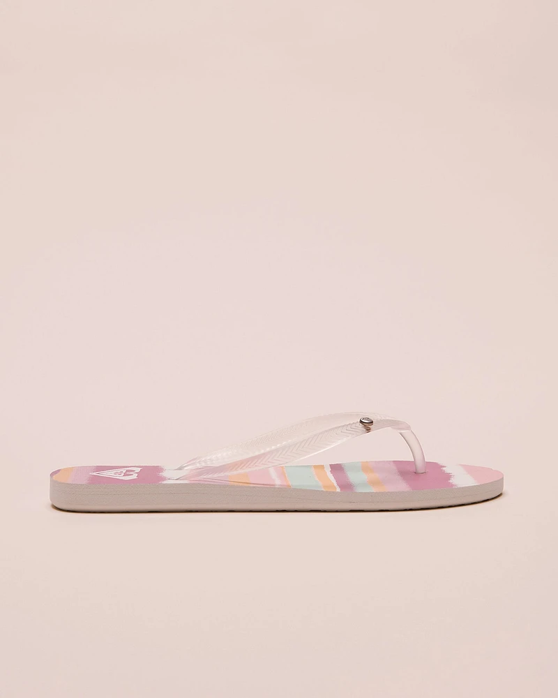 Bermuda Print Flip-Flops