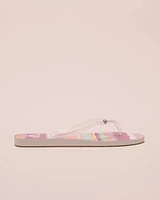 Bermuda Print Flip-Flops