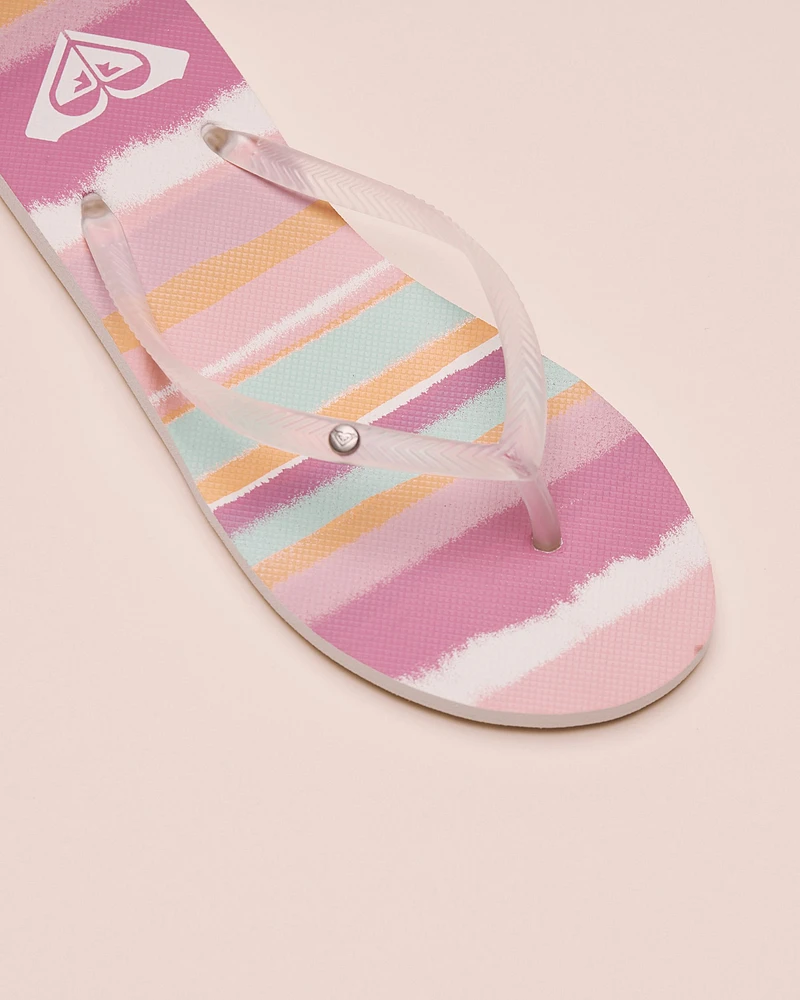 Bermuda Print Flip-Flops