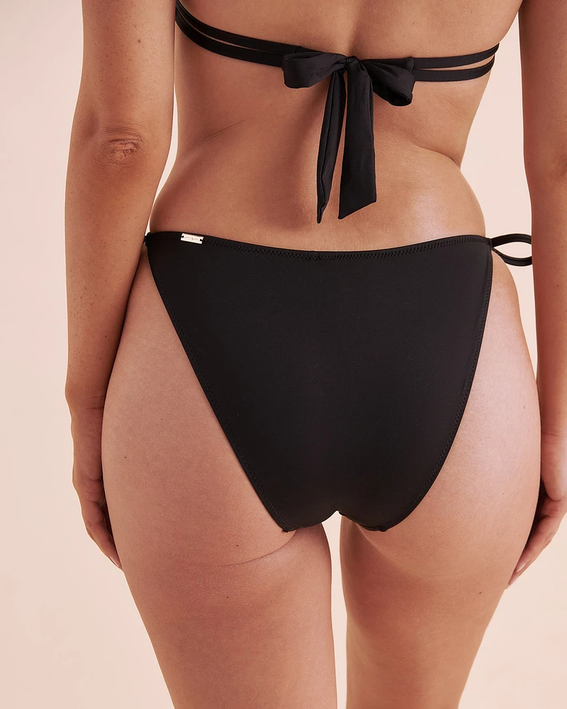 Brazilian Bikini Bottom with Rosette Detail