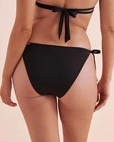 Brazilian Bikini Bottom with Rosette Detail