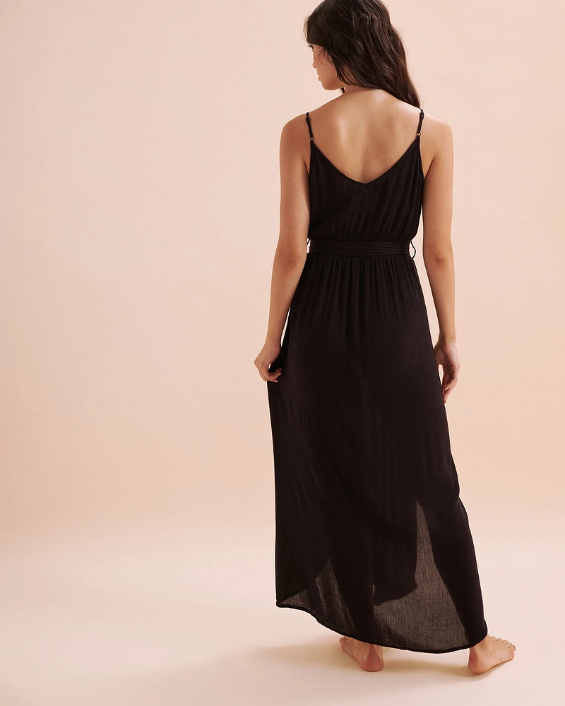 Robe longue en gaze