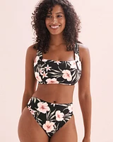 Tropical Hibiscus D Cup Bralette Bikini Top