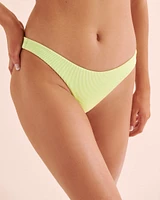 Luau Lime Ribbed Bikini Bottom