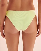 Luau Lime Ribbed Bikini Bottom