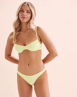 Luau Lime Ribbed Bikini Bottom