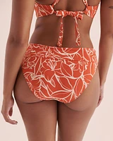 Bas de bikini bande taille pliée Sunset Portofino