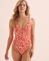 Sunset Portofino Plunge One-piece Swimsuit