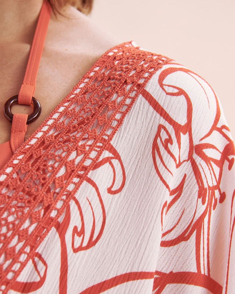 Sunset Portofino Crochet Detail Caftan