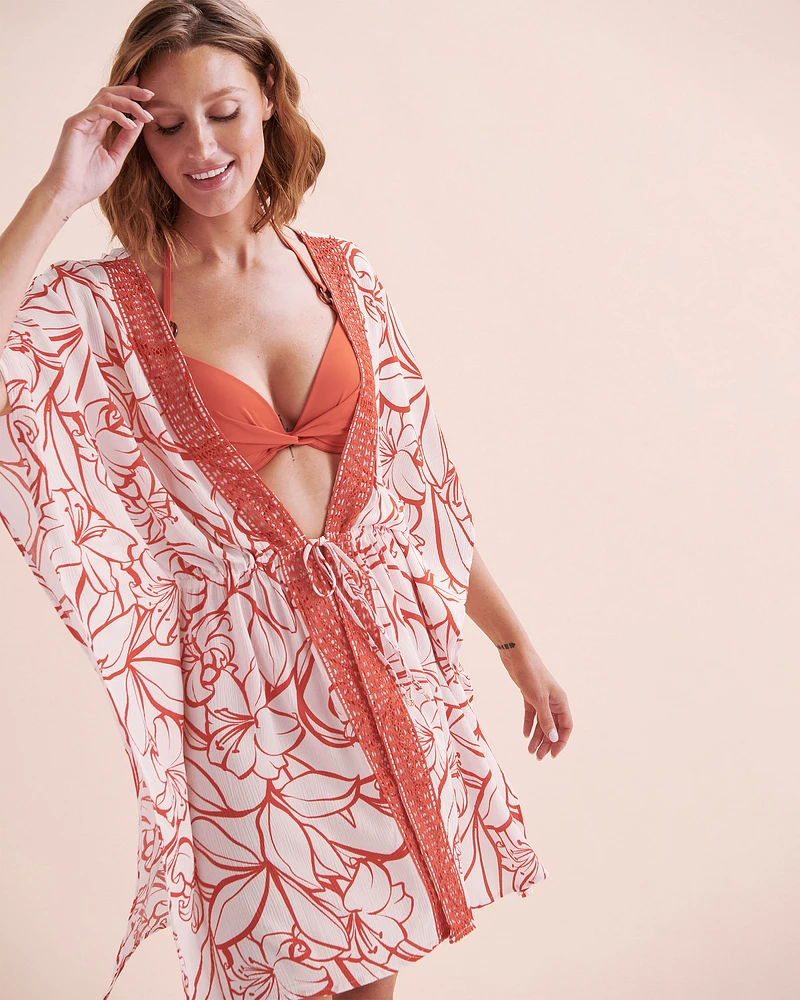 Sunset Portofino Crochet Detail Caftan