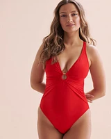 Maillot une-pièce dos croisé Ring Me Up