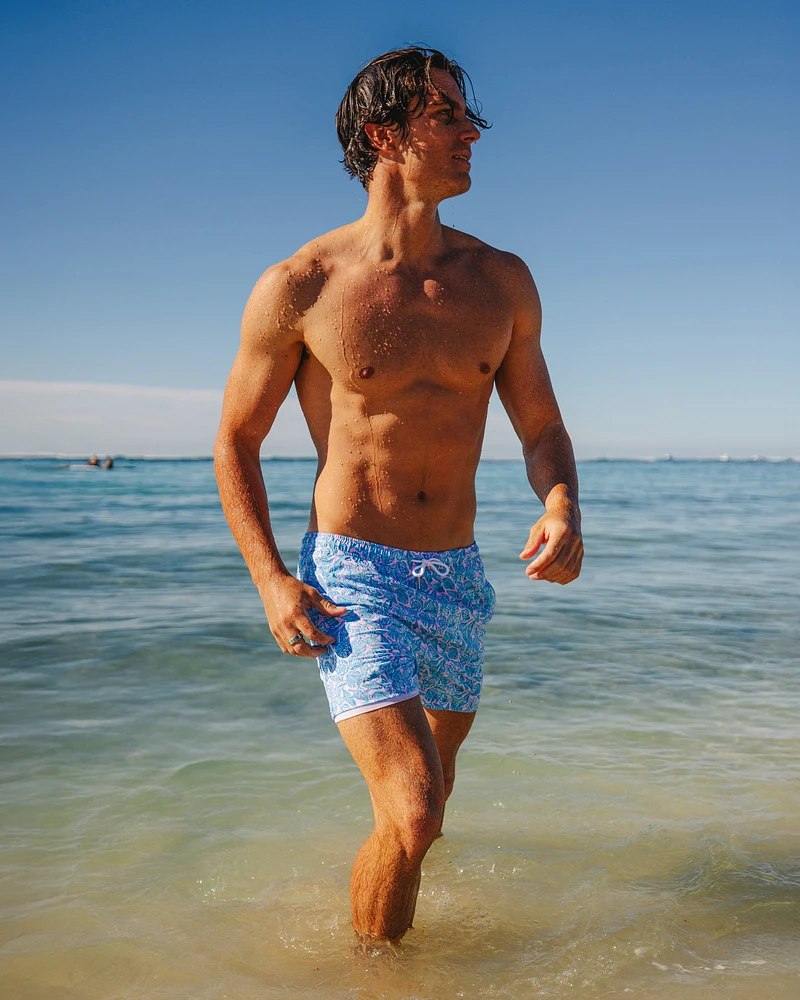Maillot volley classique avec doublure de compression Seashell