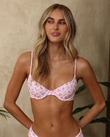 Flamingo Flora Underwire Bralette Bikini Top
