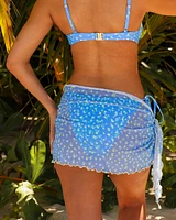 Lemon Bloom Mesh Sarong
