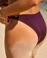 Bas de bikini brésilien taille basse brillant Maldives
