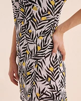 Robe portefeuille courte Onion Skin