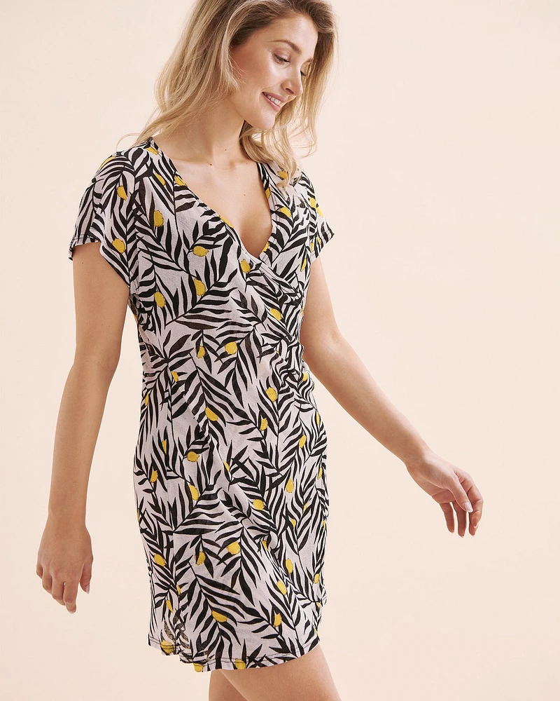 Robe portefeuille courte Onion Skin
