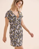 Robe portefeuille courte Onion Skin