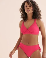 Haut de bikini bralette côtelé Sea