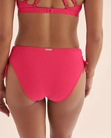 Bas de bikini taille mi-haute côtelé Sea