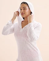Tunique à capuche en tricot