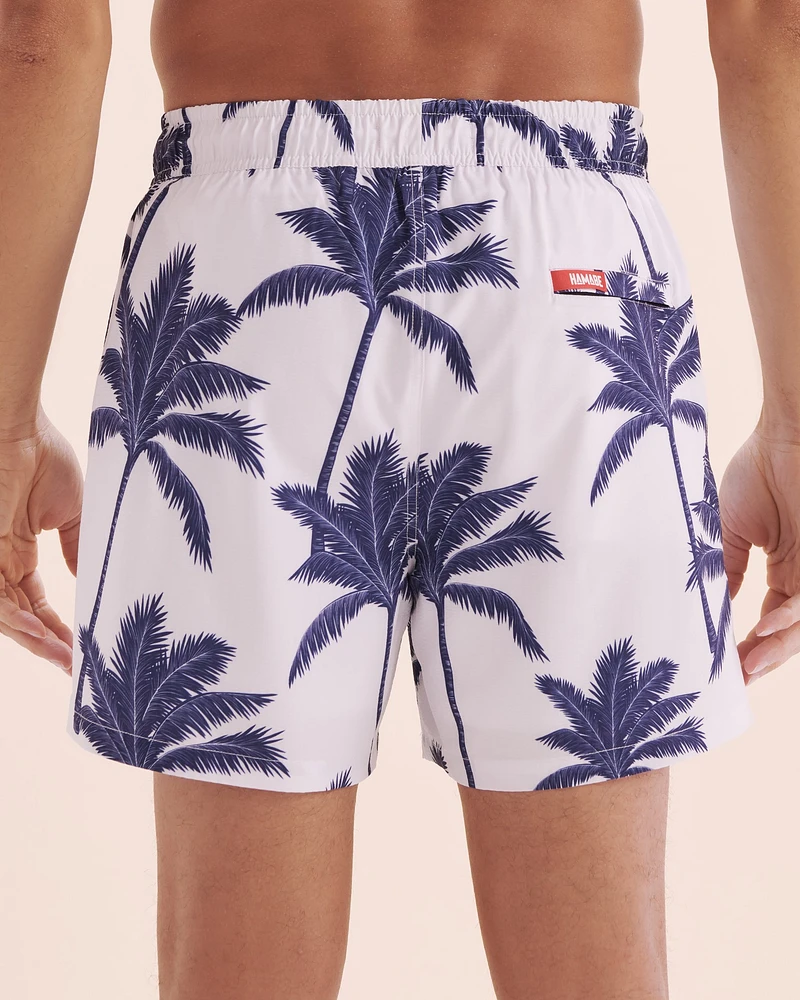 Seersucker Volley Swimsuit With Long Liner